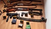 Zaplenjene puške, pištolji, municija: Epilog pretresa u Mojkovcu