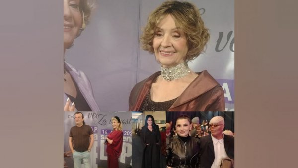 Естрада на концерту краљице народне музике: Колеге својим доласком подржале Лепу Лукић (ФОТО)