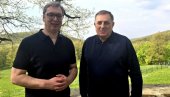 ВУЧИЋ И ДОДИК СУТРА У МАРТИН БРОДУ: Посета обновљеном манастиру Рмањ који чува српску историју дуже од пет векова