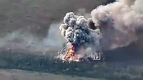 Украјинци спржили руског змаја: Сонцепјок, који жари и пали, завршио у пламену (ВИДЕО)