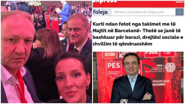 Курти предводио блокадерску екипу у Барселони! Ово су те глобалне прогресивне снаге које би да преузму Србију?