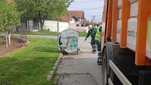 „Генералка“ контејнера у Ћуприји: Акција да и одлагање отпада буде чистије