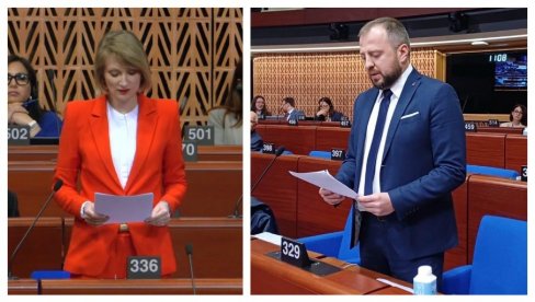 Пантић Пиља и Мирковић у Парламентарној скупштини СЕ: Покушали су да нас живе запале, да насилно сруше легитимно изабрану власт