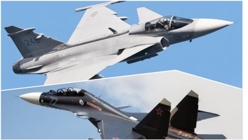 Опасан сусрет над Балтиком: Руски ловци Су-30 у у дуелу са шведским Грипенима