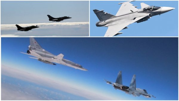 ПОГЛЕДАЈТЕ –  НАТО послао све што има у сусрет руским бомбардерима: Најновији детаљи пресретања руских авион (ВИДЕО)