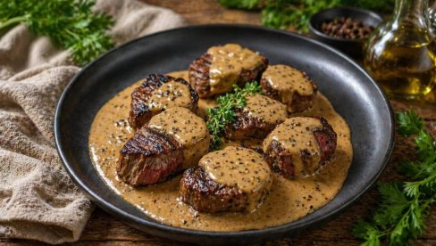 ФИЛЕ У КРЕМАСТОМ СОСУ ОД СЕНФА И ПАРМЕЗАНА: Елеганција на вашем столу