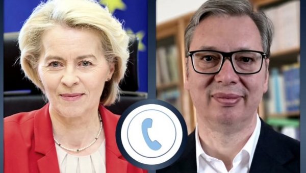 Вучић разговарао са Урсулом: Србија наставља одговорно и посвећено да ради на усклађивању са европским стандардима