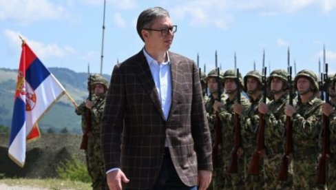 VUČIĆ ČESTITAO SLAVU VOJSKE SRBIJE: Živela Vojska Srbije, živela Srbija!