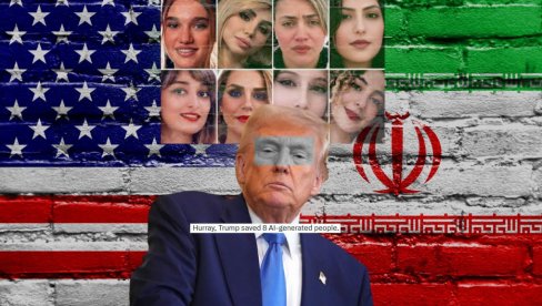 Tramp nasamaren: Likovao da je spasio život 8 iranskih žena, a njih stvorila veštačka inteligencija? Oglasio se Teheran: Ura! (FOTO)