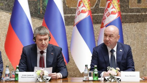 Zasedao Međuvladin srpsko-ruski komitet za trgovinu, ekonomsku i naučno-tehničku saradnju: Predsedavali Popović i Rešetnikov