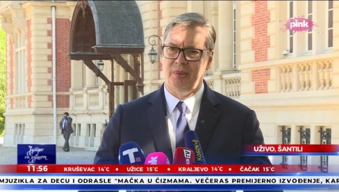 Naši argumenti su briga o ljudima, Srbija pobeđuje Vučić se iz Francuske obratio naciji