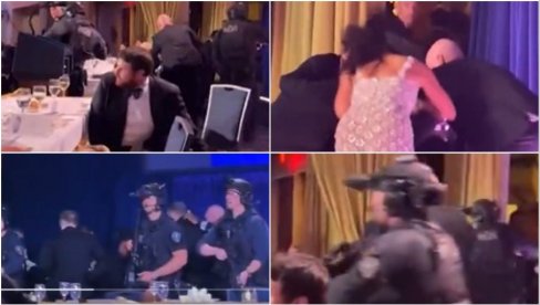 Novi šokantan snimak pucnjave u Vašingtonu: Tramp pao tokom evakuacije (VIDEO)