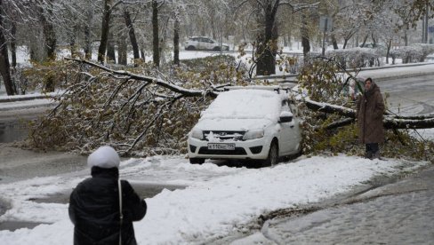 Зима се вратила у Москву: Оборен рекорд стар 55 година