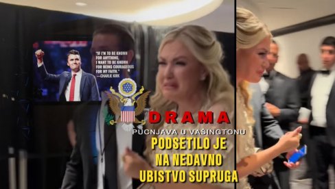 Potresni snimci: Kirkova udovica u suzama napušta Hilton - pucnji je podsetili na ubistvo muža (video)