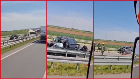 Само пар минута пре несреће стигла порука возачима: Упозорење није помогло, језив удес код Руме однео три живота (Видео)