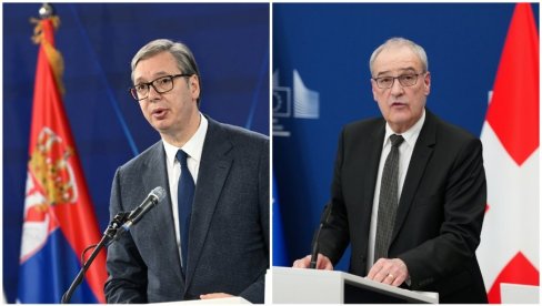 Vučić dočekuje Gi Parmelana: Predsednik Švajcarske u poseti Srbiji posle 18 godina