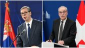 Ceremonija ispred Palate Srbija: Predsednik Vučić dočekuje švajcarskog predsednika (VIDEO)