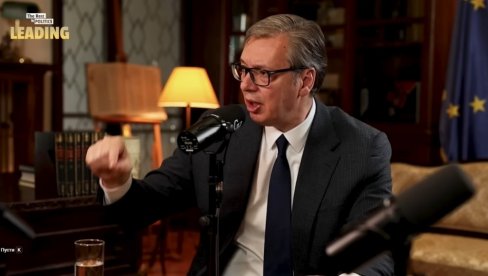 Вучић о Трампу: Не оправдавам сваки његов потез, али да сам Американац, гласао бих за њега (ВИДЕО)