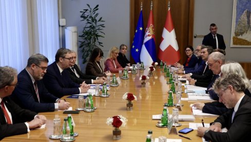 Вучић дочекао швајцарског председника: У току пленарни састанак делегација (ВИДЕО)