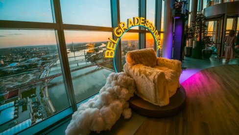 Nova atrakcija prestonice: Vidikovac na vrhu Kule Beograd prvog vikenda obišlo 4.000 posetilaca