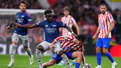 Sve prštalo u Ligi šampiona! Penal ovamo, penal tamo, prečka... Nema šta nije viđeno u meču Atletiko - Arsenal