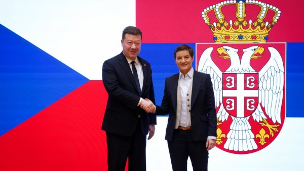 Окамура је велики пријатељ Србије: Брнабић - Парламентарна сарадња са Чешком изузетно добра (Фото)