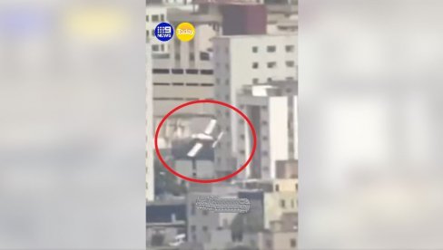 Авион ударио у зграду: Има мртвих, појавио се снимак пада (Видео)
