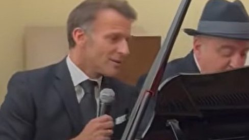 Председник Француске узео микрофон и изненадио госте: Макрон у Јеревану запевао Ла Боема уз клавирску пратњу јерменског председника