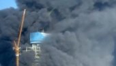DRAMATIČNI SNIMAK POŽARA U DUBAIJU: Plamen guta neboder, oblak crnog dima sve prekrio (VIDEO)