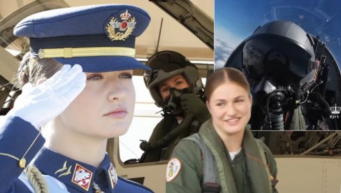SCENA KAO IZ TOP GANA! Evropska princeza sela u lovac i poletela - buduća kraljica uspešno pilotirala borbenim avionom (FOTO/VIDEO)