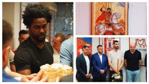 КАКВЕ СЦЕНЕ НА МАЛОМ КАЛЕМЕГДАНУ: Кошаркашки клуб Црвена звезда прославио Ђурђевдан, и то како (ВИДЕО)