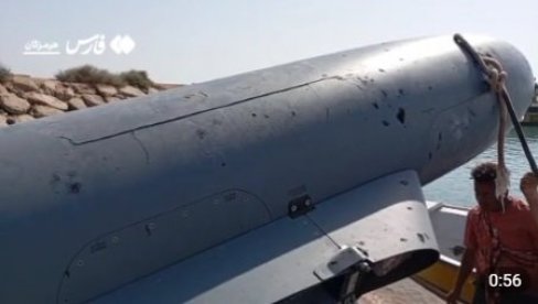 OVO JE DRON OBEOREN IZNAD ORMUZA: Iran prikazao ostatke letelice (VIDEO)