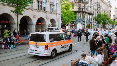 DRAMA U ŽENEVI: Ukrajinci pokušali da zaustave marš Besmrtnog puka, reagovala policija