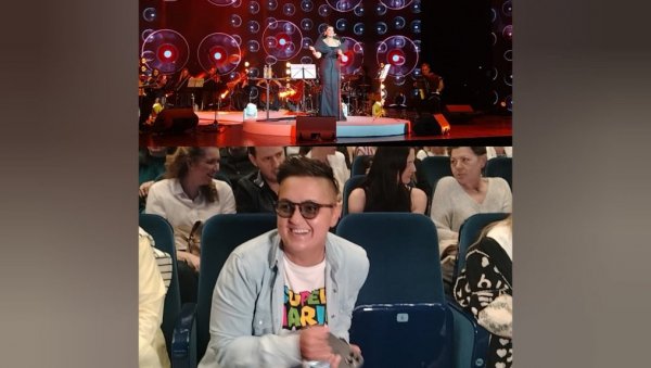 ПОДРЖАЛА КОЛЕГИНИЦУ: Марија Шерифовић дошла да ужива на концерт Нине Бадрић (ФОТО)