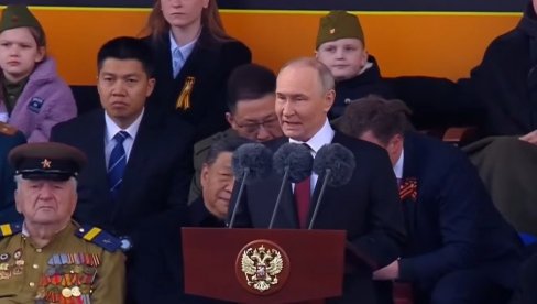 SNAŽNA PORUKA PUTINA SA CRVENOG TRGA: Pobeda je uvek bila i uvek će biti - naša! (VIDEO)