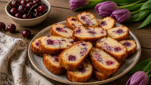 КОЛАЧ СА ВИШЊАМА: Идеалан за летње дане