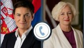 БРНАБИЋЕВА РАЗГОВАРАЛА СА ПРЕДСЕДНИЦОМ ПАРЛАМЕНТА ЛЕТОНИЈЕ: Настављамо да радимо на јачању парламентарне сарадње и унапређењу односа