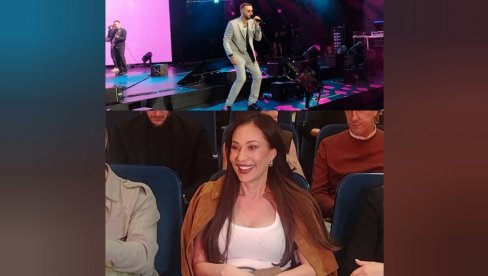 PODRŠKA KOLEGAMA: Ceca Ražnatović došla da uživa na koncert Magla benda (FOTO)