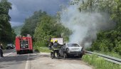 ПОЛИО СЕ БЕНЗИНОМ И ЗАПАЛИО: Чачанин изгорео у аутомобилу на магистрали према Пожеги, у Паковраћи