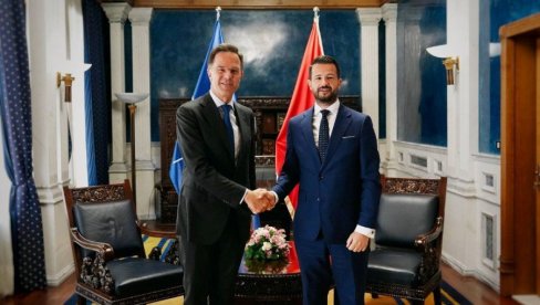 POZVAO GA DA POSETI MURINU: Jakov Milatović, predsednik Crne Gore, susreo se sa generalnim sekretarom NATO Markom Ruteom