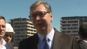 VUČIĆ NA EKSPO GRADILIŠTU: Predsednik obilazi radove (VIDEO)