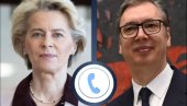 ДОБАР И ОТВОРЕН РАЗГОВОР Вучић разговарао са Урсулом фон дер Лајен: Србија остаје посвећена реформама!