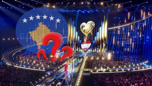 СКАНДАЛОЗНО! Албанци на финале Евровизије донели заставу лажне државе Косово