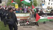 БЛОКИРАН САОБРАЋАЈ У БЕЧУ: Протест против Евровизије и Израела - неколико сати пред финале (ВИДЕО)