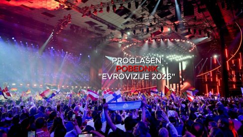 KOMŠIJE SU OSVOJILE EVROVIZIJU 2026: Veliko iznenađenje - Dara iz Bugarske je pobedila na Evrosongu