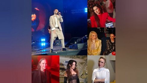 POZNATE DAME PODRŽALE MAGLA BEND: Višnja, Tanja i Slađa pevale sa Vladom, a Aleksandra, Nikolina i Ana gledale iz prvog reda (FOTO)