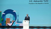 ВУЧИЋ СЕ ОБРАТИО НА СВЕТСКОМ УРБАНОМ ФОРУМУ У БАКУУ: На Експу 2027 представићемо платформу са иновативним решењима за градове (ВИДЕО)