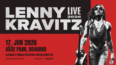 JOŠ 30 DANA DO LENNYJA KRAVITZA NA UŠĆU: Stiže u najboljem trenutku, a Beograd bi mogao da dobije i svetsku premijeru