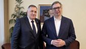 У НАРЕДНИМ ДАНИМА ВАЖНЕ ОДЛУКЕ Вучић разговарао са Додиком: Састанак о свим важним темама од значаја за грађане Србије и Српске