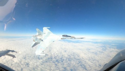 ДРАМА НА НЕБУ: Два руска ловца пресрела британског изнад Црног мора
